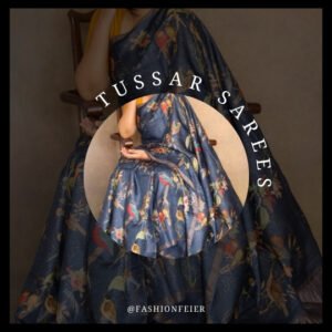 In Tussar Sarees Designs Women's Are Looking So Gorgeous