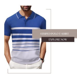 Explore Range of Striped Polo T-Shirt